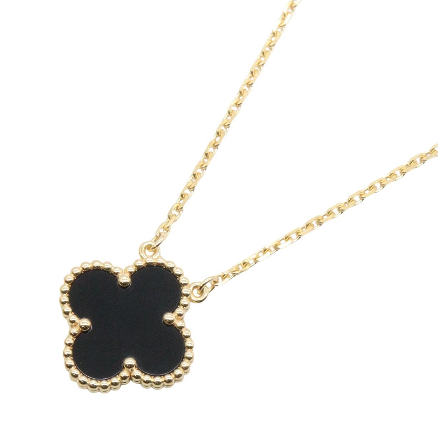 ヴァンクリーフ&アーペル Van Cleef & Arpels ヴィンテージアルハンブラ オニキス ネックレス ネックレス ジュエリー K18(イエローゴールド) オニキス レディース ゴールド系 / ブラック系 VCARA45800 【中古】