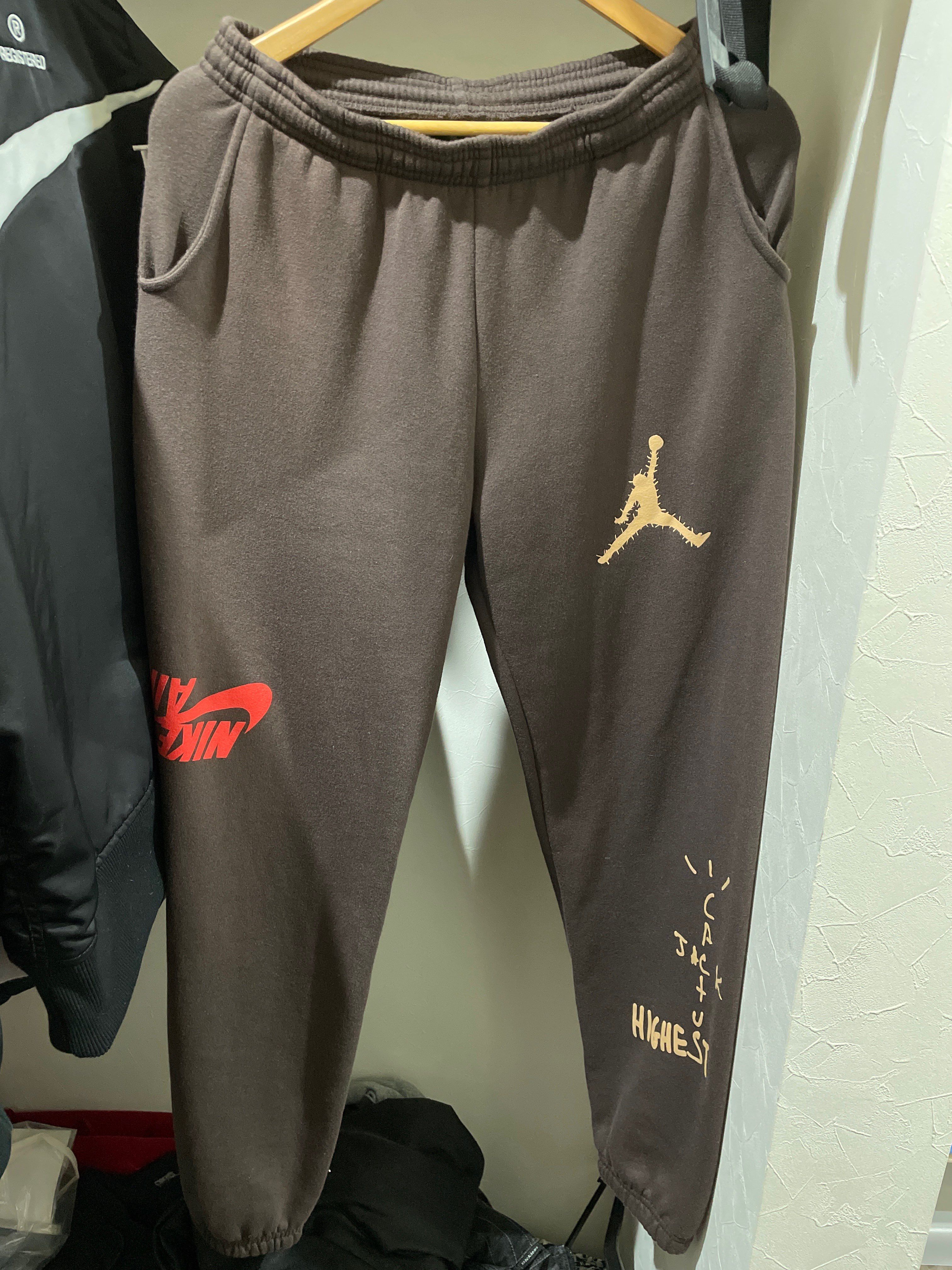Air Jordan x Travis Cactus Jack Highest Sweatpant "Brown"