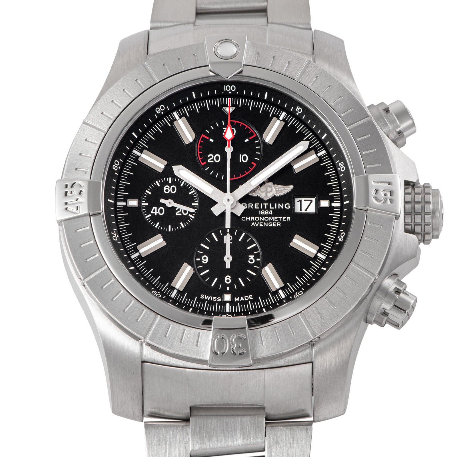 BREITLING ブライトリング スーパー アベンジャー クロノグラフ 48 A13375101B1A1(A13375) ステンレススチール【中古】
