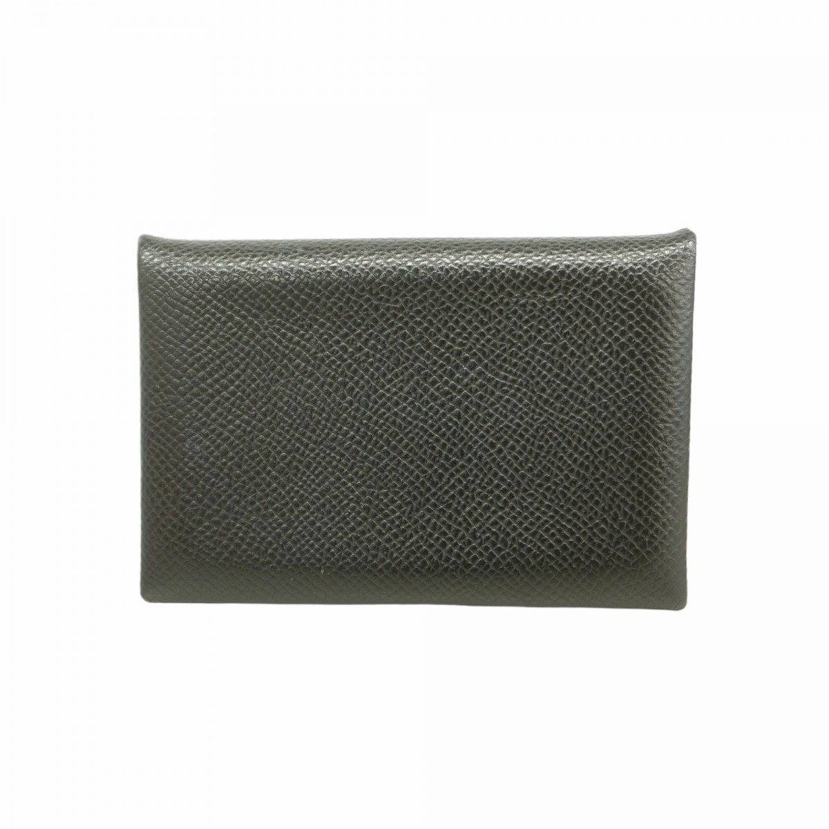 ★最終価格【6fa1714】エルメス カードケース カルヴィ ヴォーエプソン ブラック シルバー金具 Y刻印【中古】メンズ レディース ユニセックス