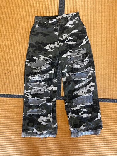 SUPPLIER Double Layer Kemuri Camo Pants "Khaki"