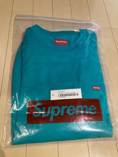 Supreme Small Box L/S Tee "Teal"(22SS)