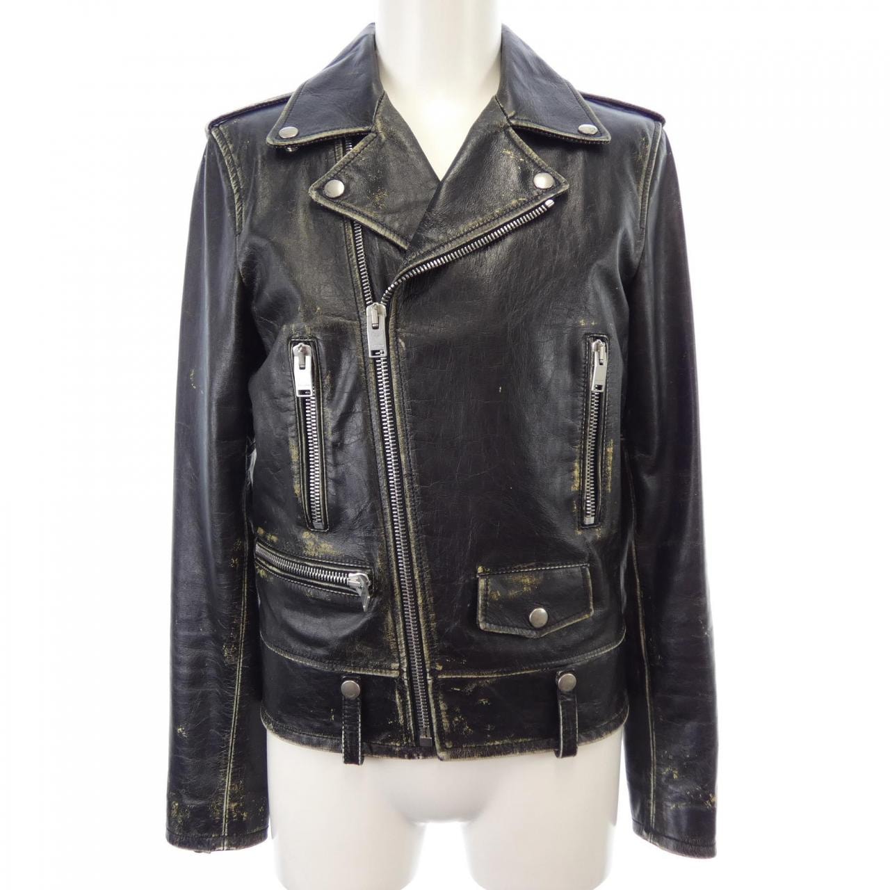 サンローラン SAINT LAURENT 397290 Y5QD1 レザーライダースジャケット
