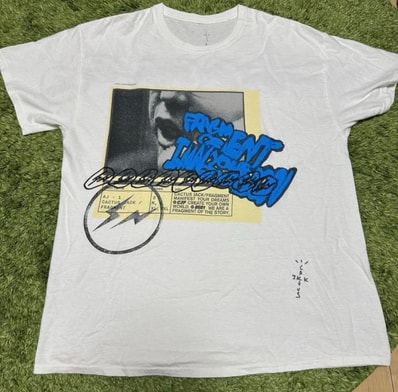 Travis Scott Cactus Jack For Fragment Manifest Tee "White"