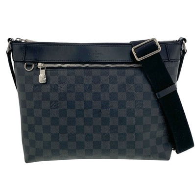 LOUIS VUITTON ルイ・ヴィトン ミック PM NM ショルダーバッグ N40003 ダミエグラフィットキャンバス ダミエグラフィットキャンバス ブラック グレー メンズ【中古】