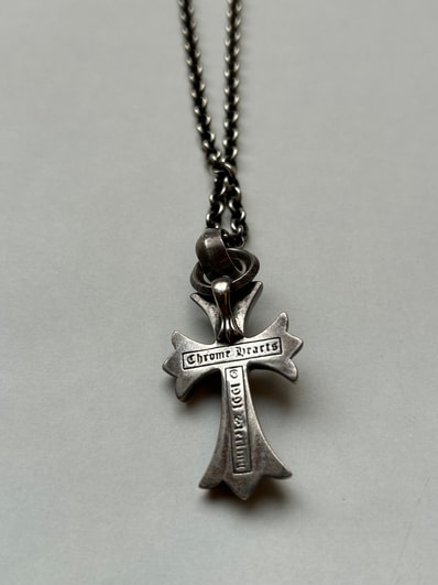 Chrome Hearts CH Cross Pendant Small / Plain Bail "Silver"