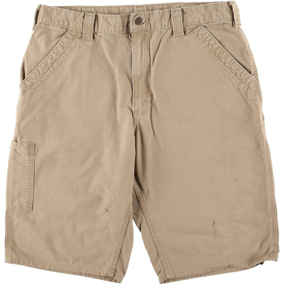 古着 カーハート Carhartt Original Dungaree Fit ダック地ペインターショーツ ハーフパンツ メンズw36相当/eaa555070