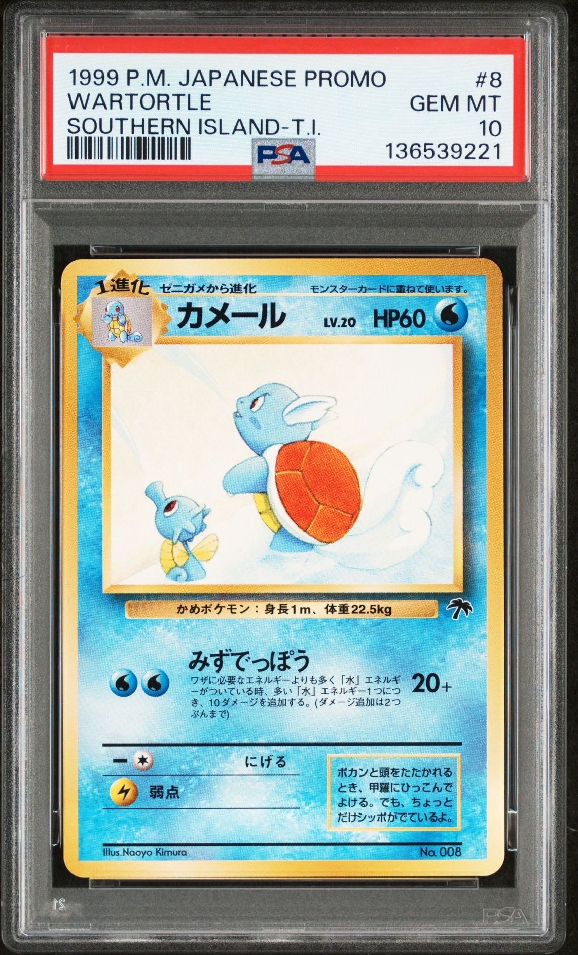 カメール : 旧裏 [PMCG-P No.008](旧裏面 プロモーションカード「サザンアイランド 映画公開記念」)