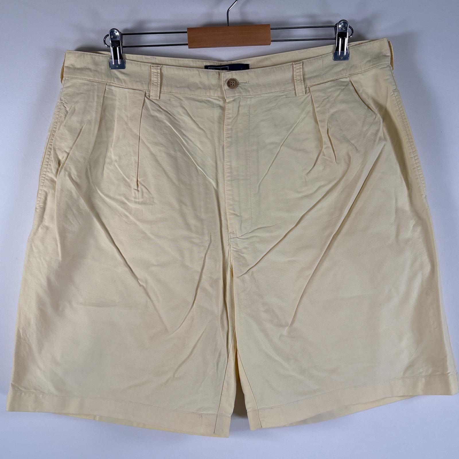 古着 90's/90年代 ポロバイラルフローレン Polo by Ralph Lauren ショートパンツ チノパン ポロチノ 大きいサイズ w38  イエロー系 メンズ