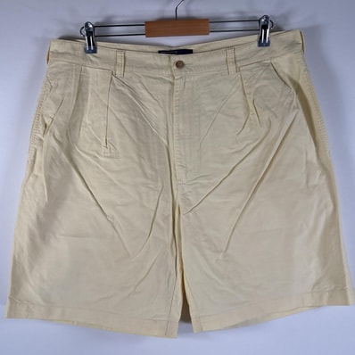 古着 90's/90年代 ポロバイラルフローレン Polo by Ralph Lauren ショートパンツ チノパン ポロチノ 大きいサイズ w38 イエロー系 メンズ