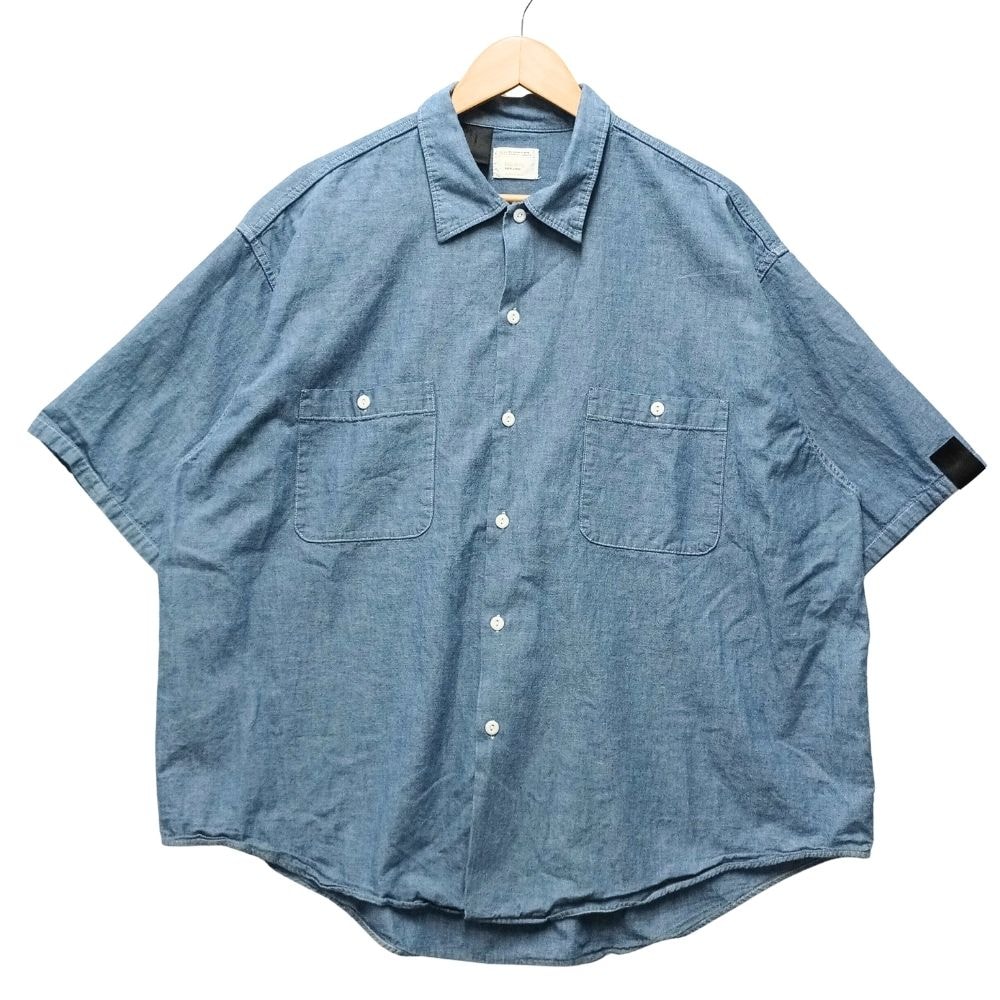 N.HOOLYWOOD エヌハリウッド 品番 2261-SH60-027 BIG MAC HALF SLEEVE SHIRT 半袖シャンブレーシャツ 55565