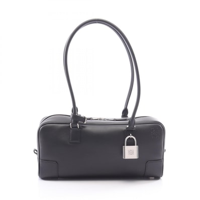 ロエベ LOEWE アマソナ31 クロップドバッグ ショルダーバッグ バッグ レザー レディース ブラック系 A039N31X011100 【新品】