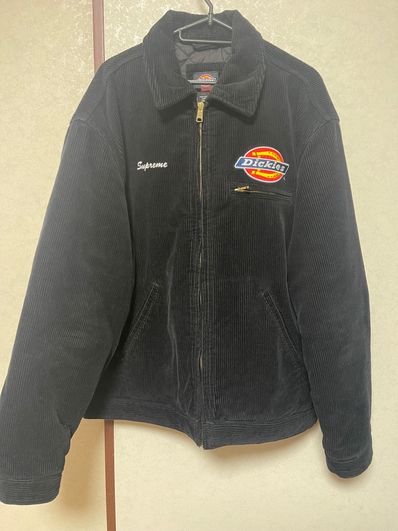 Supreme x Dickies Corduroy Work Jacket "Black"