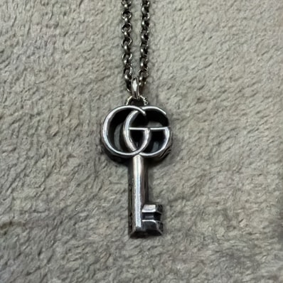 GUCCI Double G Key Necklace