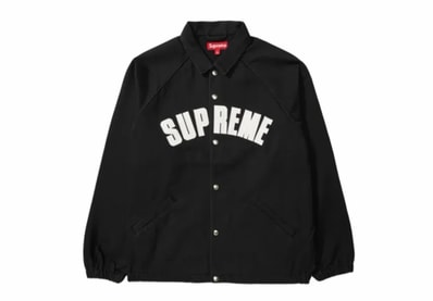 Supreme Arc Denim Coaches Jacket "Black"