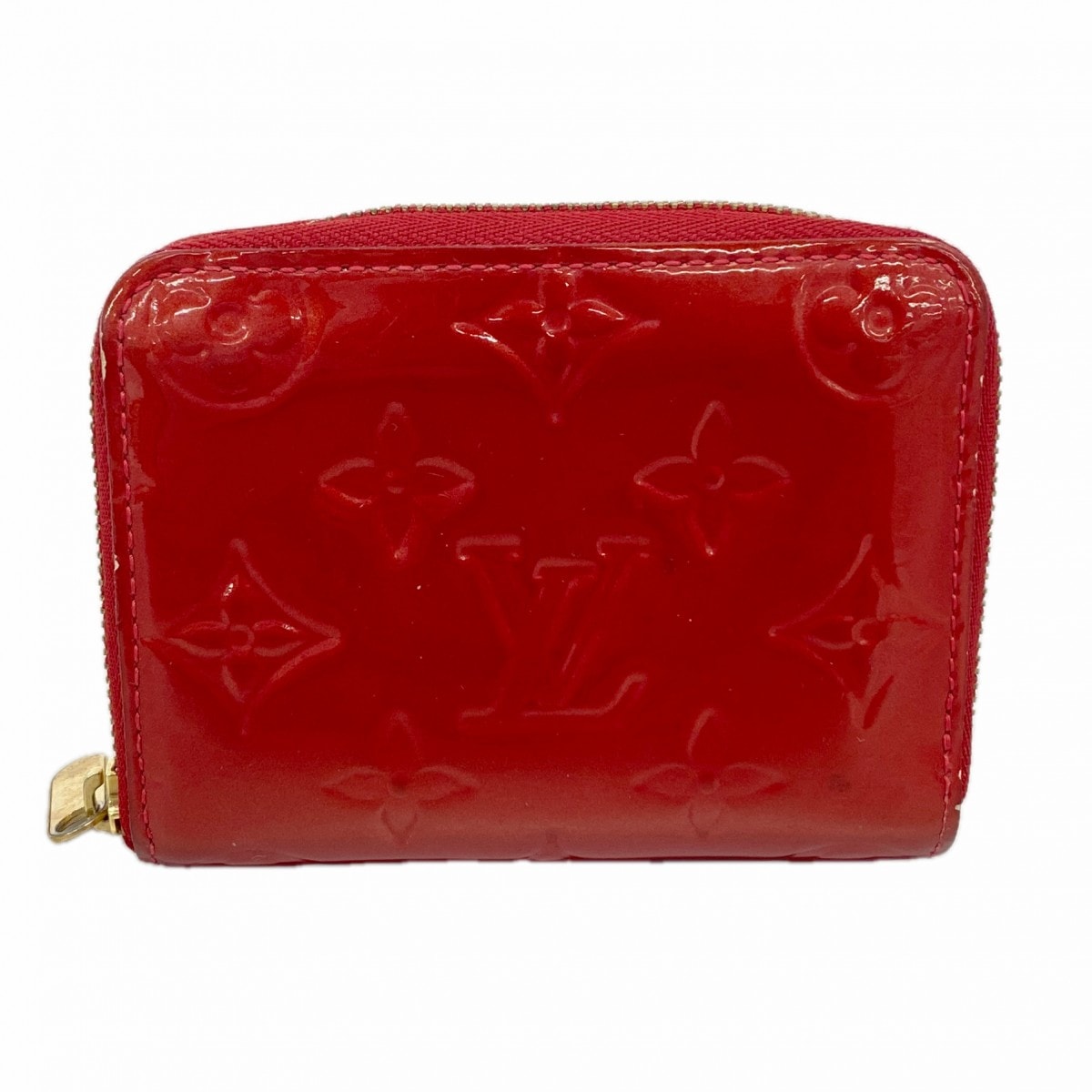 【6dc3693-k】ルイヴィトン コインケース ヴェルニ ジッピコインパース M93608 ポムダムール【中古】レディース