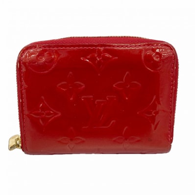 【6dc3693-k】ルイヴィトン コインケース ヴェルニ ジッピコインパース M93608 ポムダムール【中古】レディース