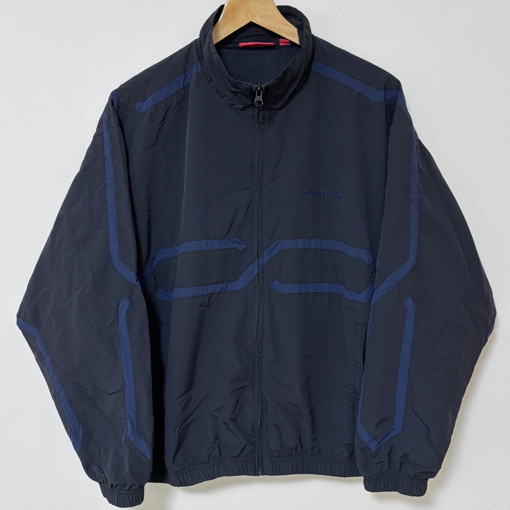 Supreme Inset Link Track Jacket "Black"