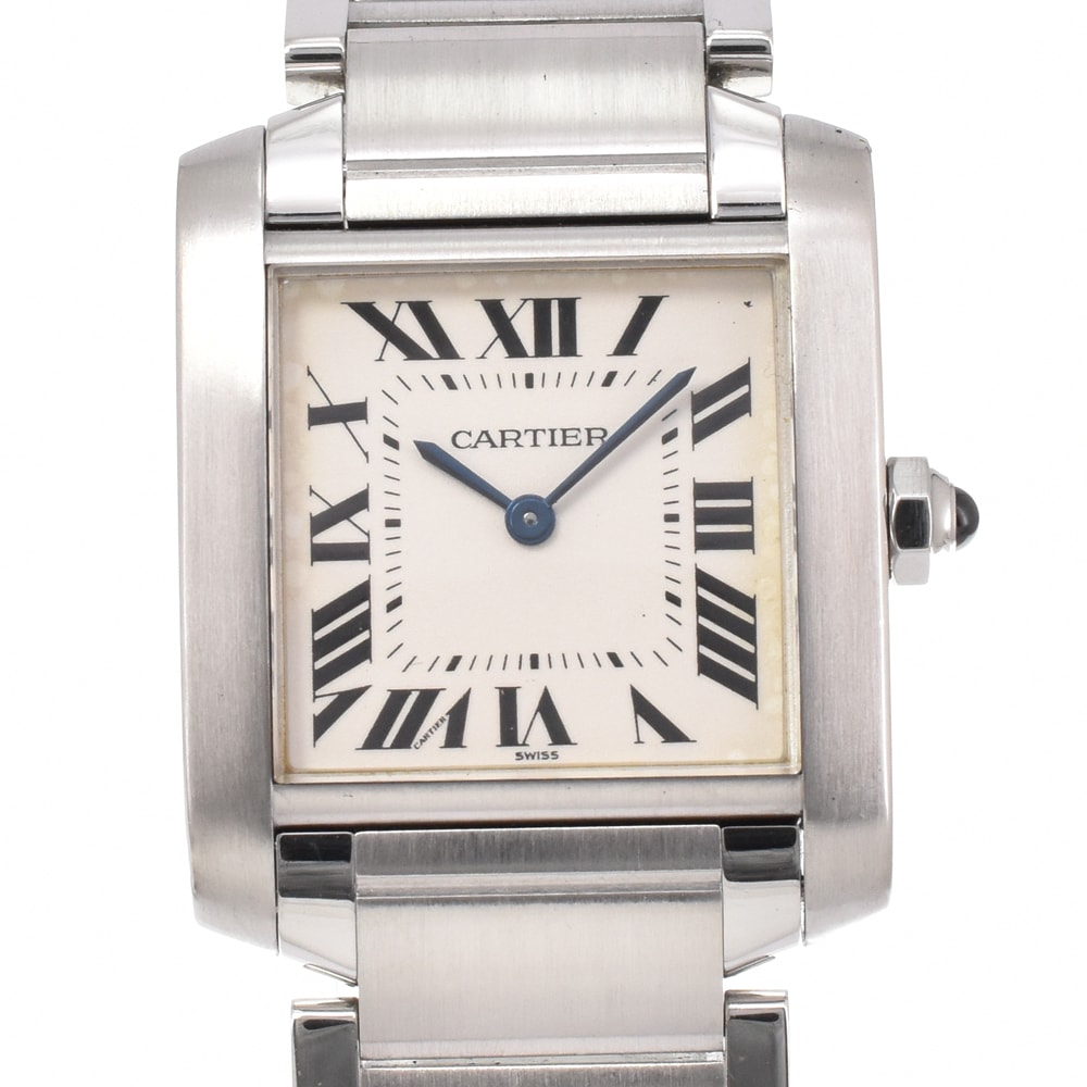 カルティエ CARTIER 2301/W51003Q3 タンクフランセーズ クォーツ レディース 良品 N#145386
