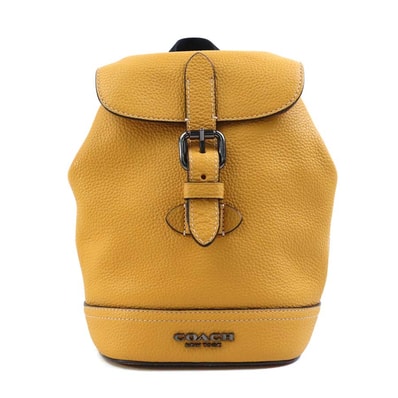 コーチ COACH ボディバッグ レザー イエロー レディース【中古】 r11072k
