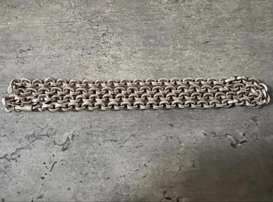 Chrome Hearts Paper Chain Necklace "Silver"