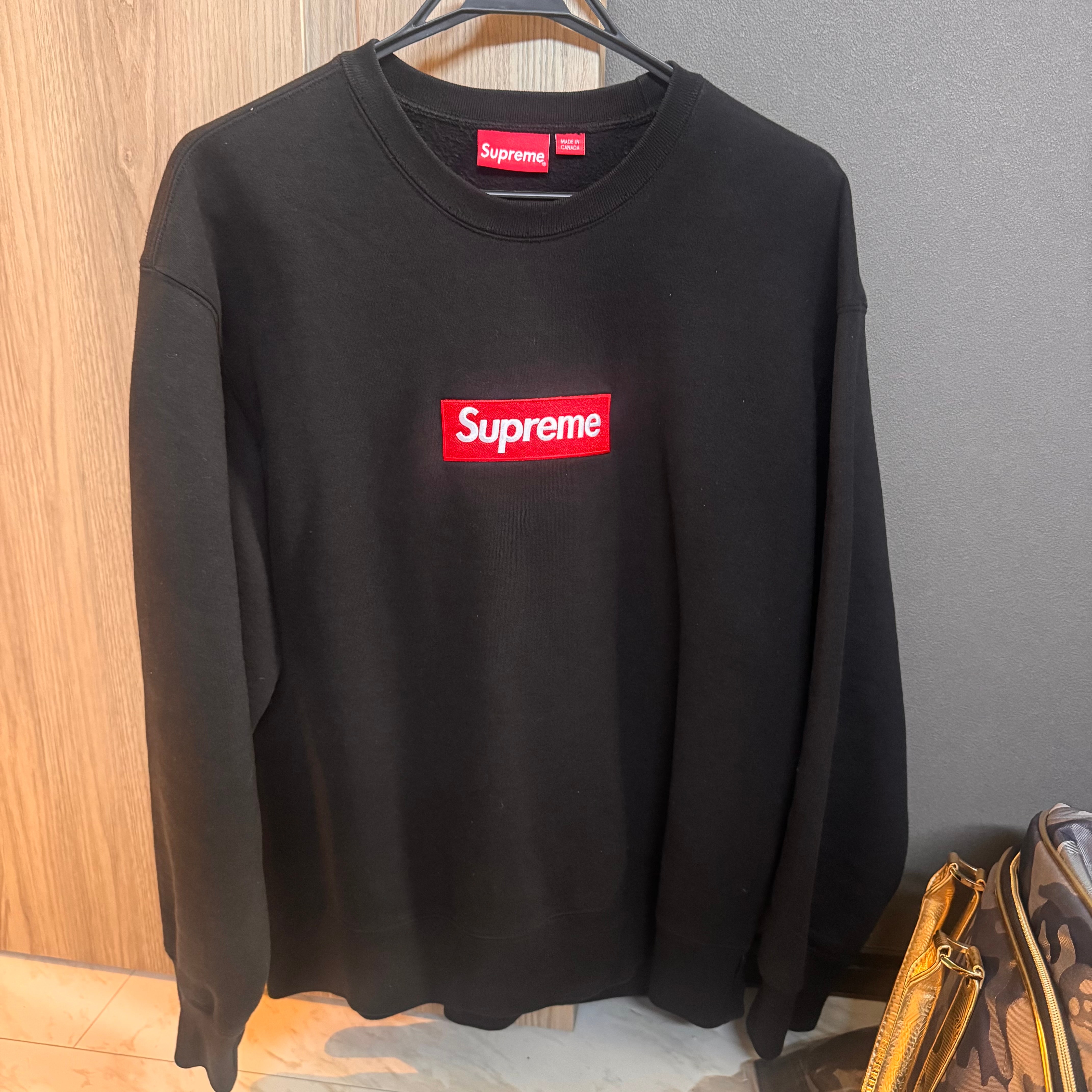 Supreme Box Logo Crewneck "Black" (22FW)