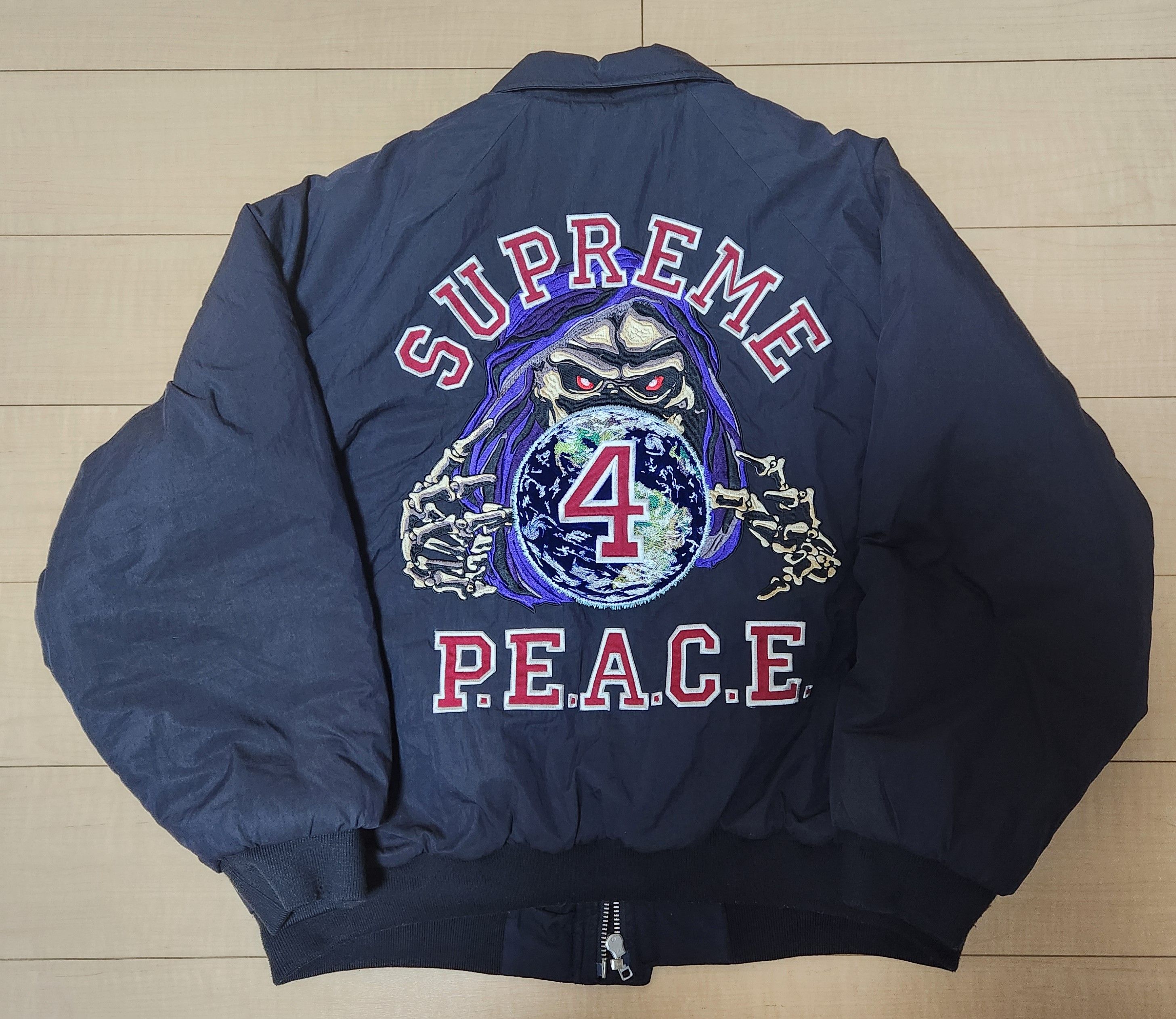 Supreme Peace Embroidered Work Jacket 