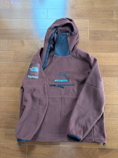 Supreme x The North Face Steep Tech Fleece Pullover "Brown"