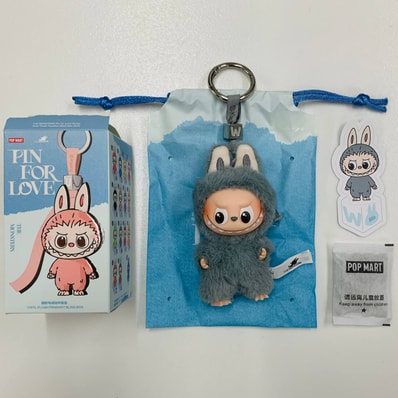 POP MART THE MONSTERS (LABUBU) Pin for Love Series-Vinyl Plush Pendant (N-Z) W