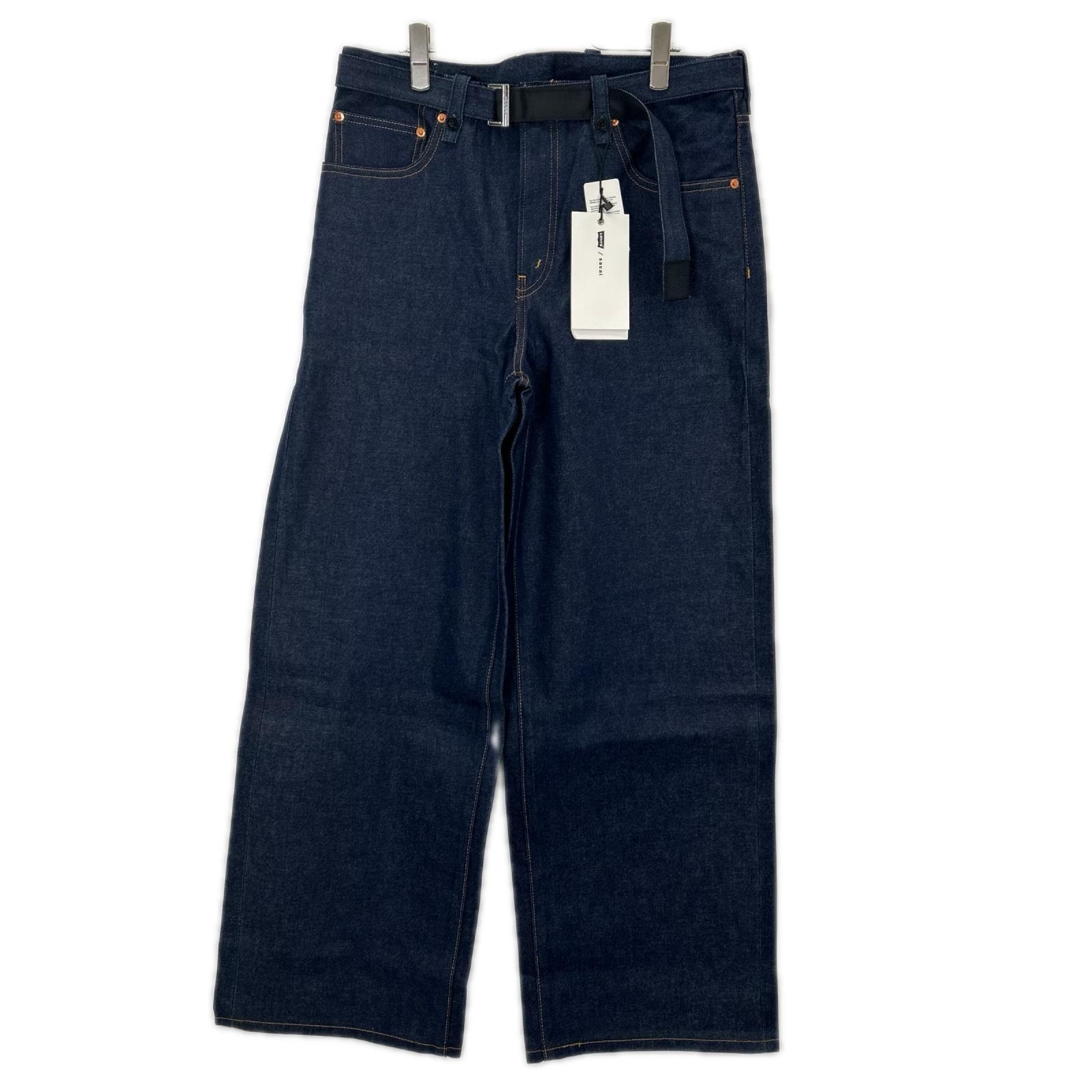 sacai x Levi's Belted Wide Pants "Indigo"