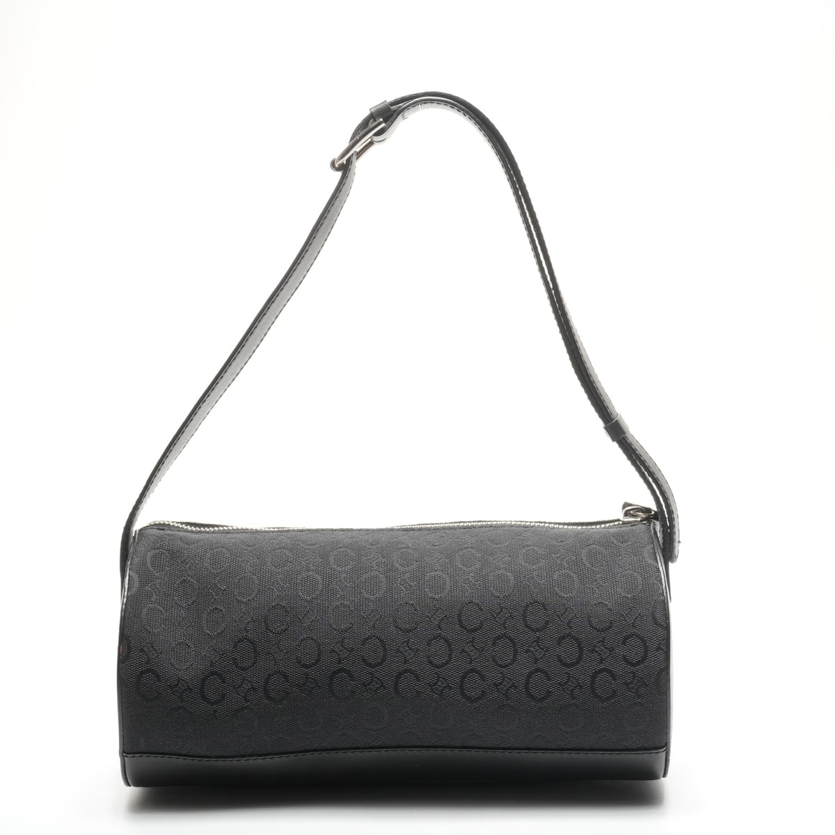 セリーヌ CELINE Cマカダム ドラム キャンバス ショルダーバッグ【中古】
