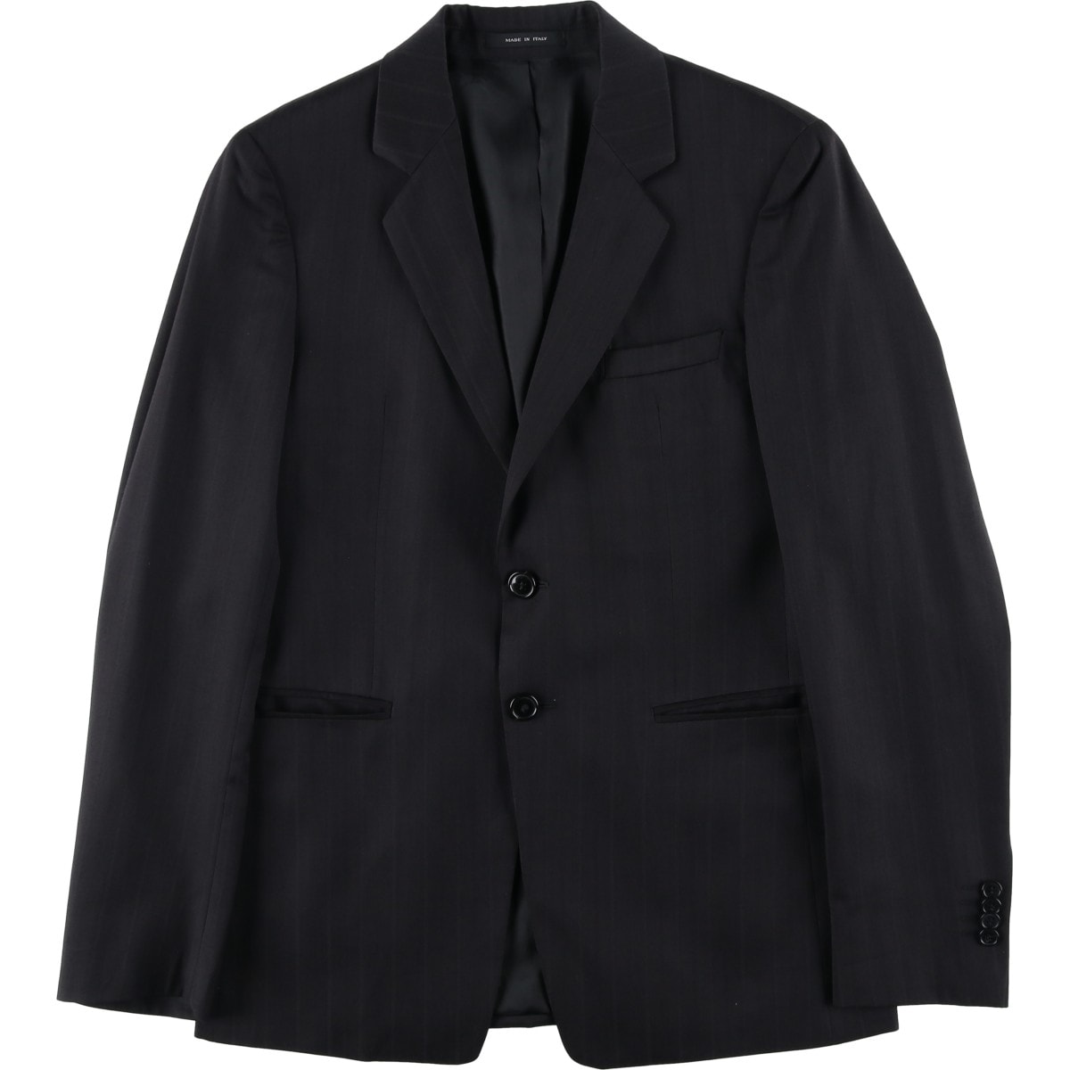 古着 ジョルジオアルマーニ Giorgio Armani EMPORIO ARMANI ウールテーラードジャケット イタリア製 メンズS相当/eaa626176