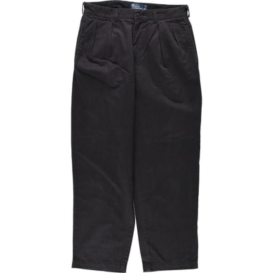 古着 ラルフローレン Ralph Lauren POLO by Ralph Lauren ANDREW PANT ツータック チノパンツ メンズw33相当/eaa667826