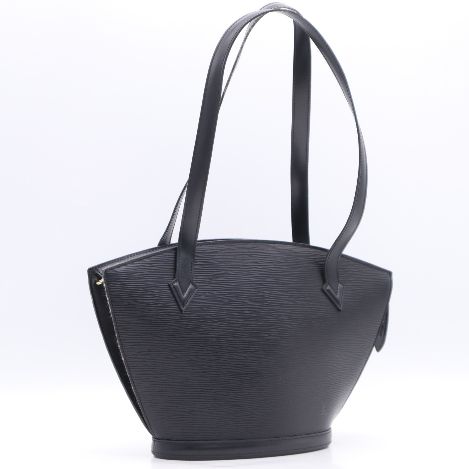 LOUIS VUITTON ルイ・ヴィトン エピ サンジャック ポワニエロング M52332 ハンドバッグ ブラウン ベージュ コーティングキャンバス レザー レディース