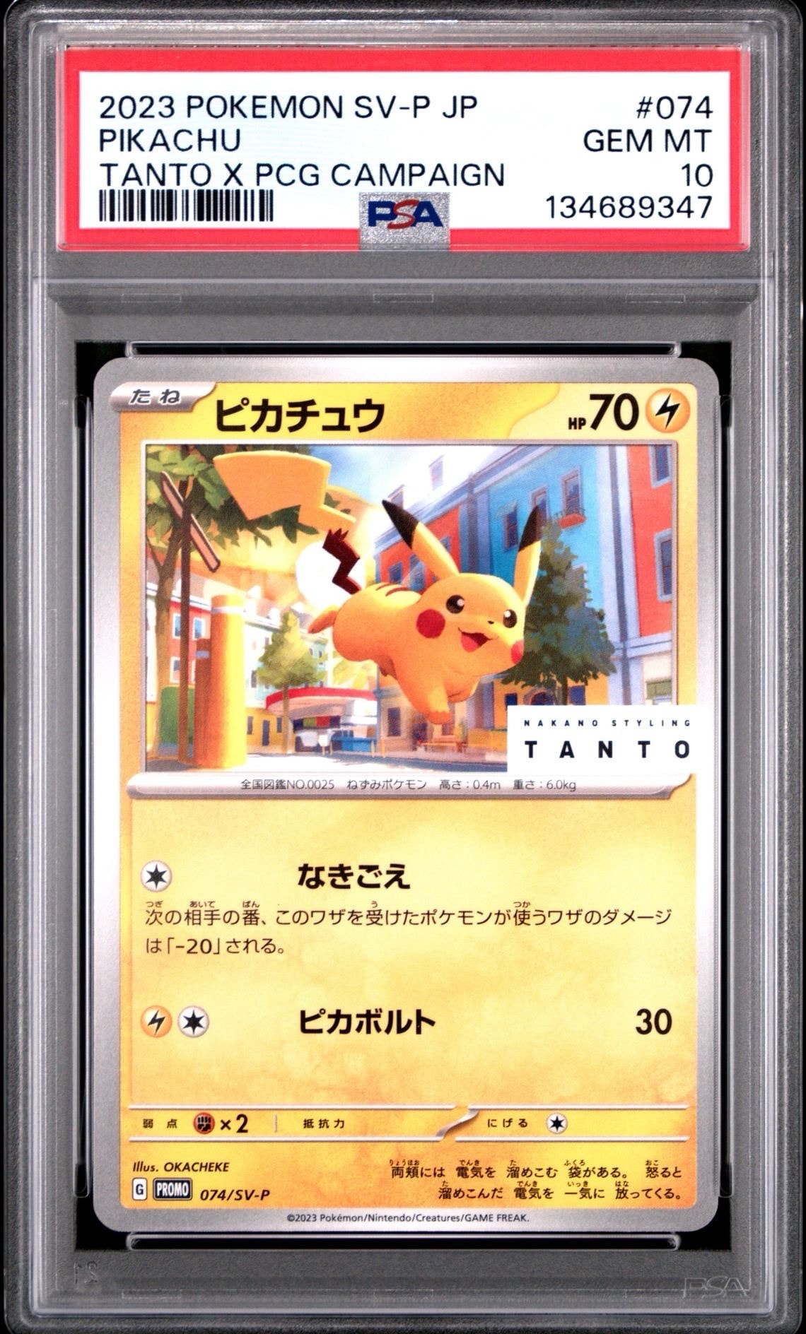 ピカチュウ: プロモ[SV-P 074](「タント×ポケモンカードゲーム