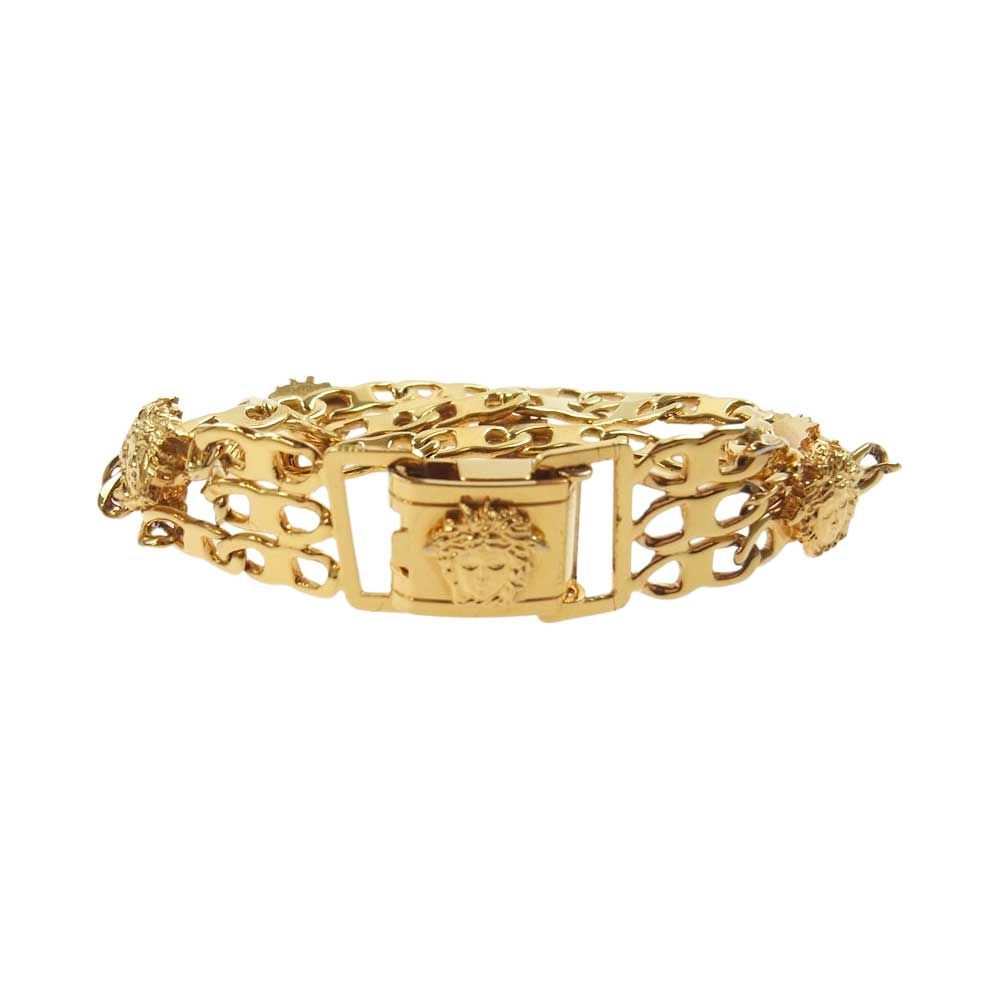 VERSACE ヴェルサーチ ブレスレット メデューサ 三連 ブレスレット
