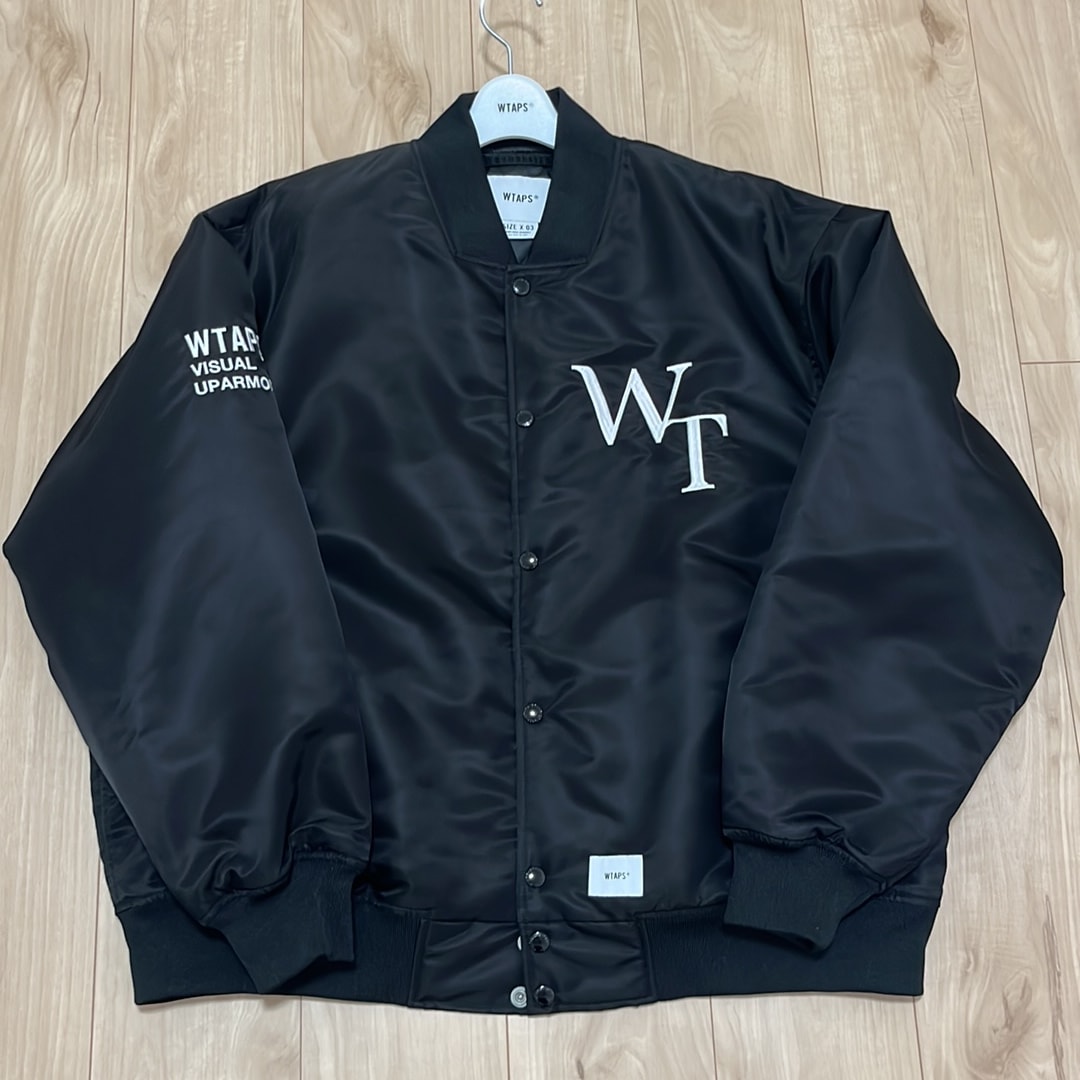 WTAPS Team / Jacket / Nylon. Twill. League "Black"