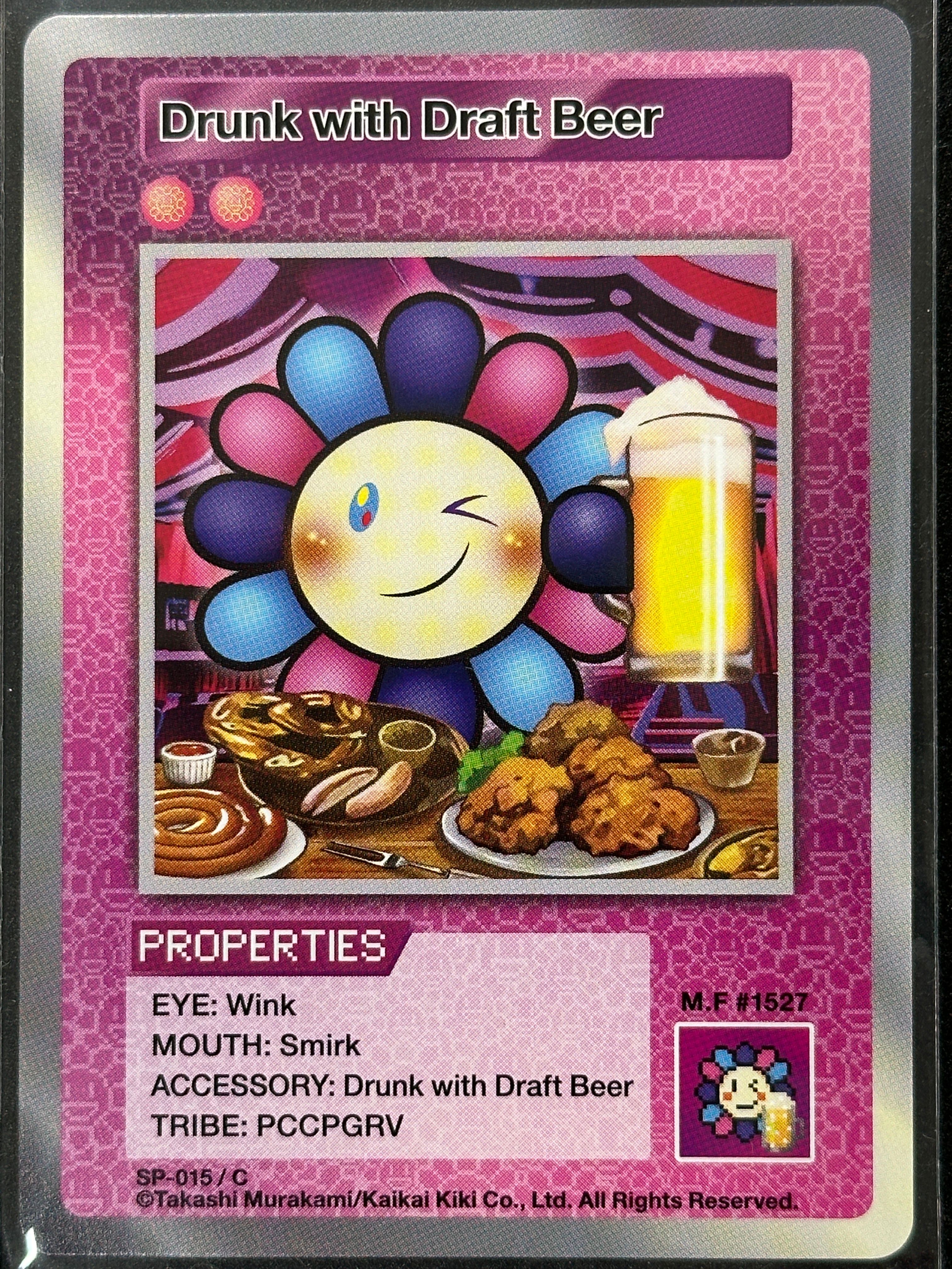 酔っぱらい 生ビール C [SP-015]【英語版】(ムラカミフラワーズ 108フラワーズ)