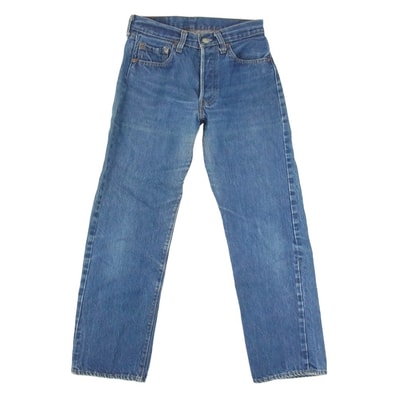 Levi's リーバイス デニムパンツ 501 66後期 smalle ボタン裏刻印6 デニム パンツ インディゴブルー系 28【中古】