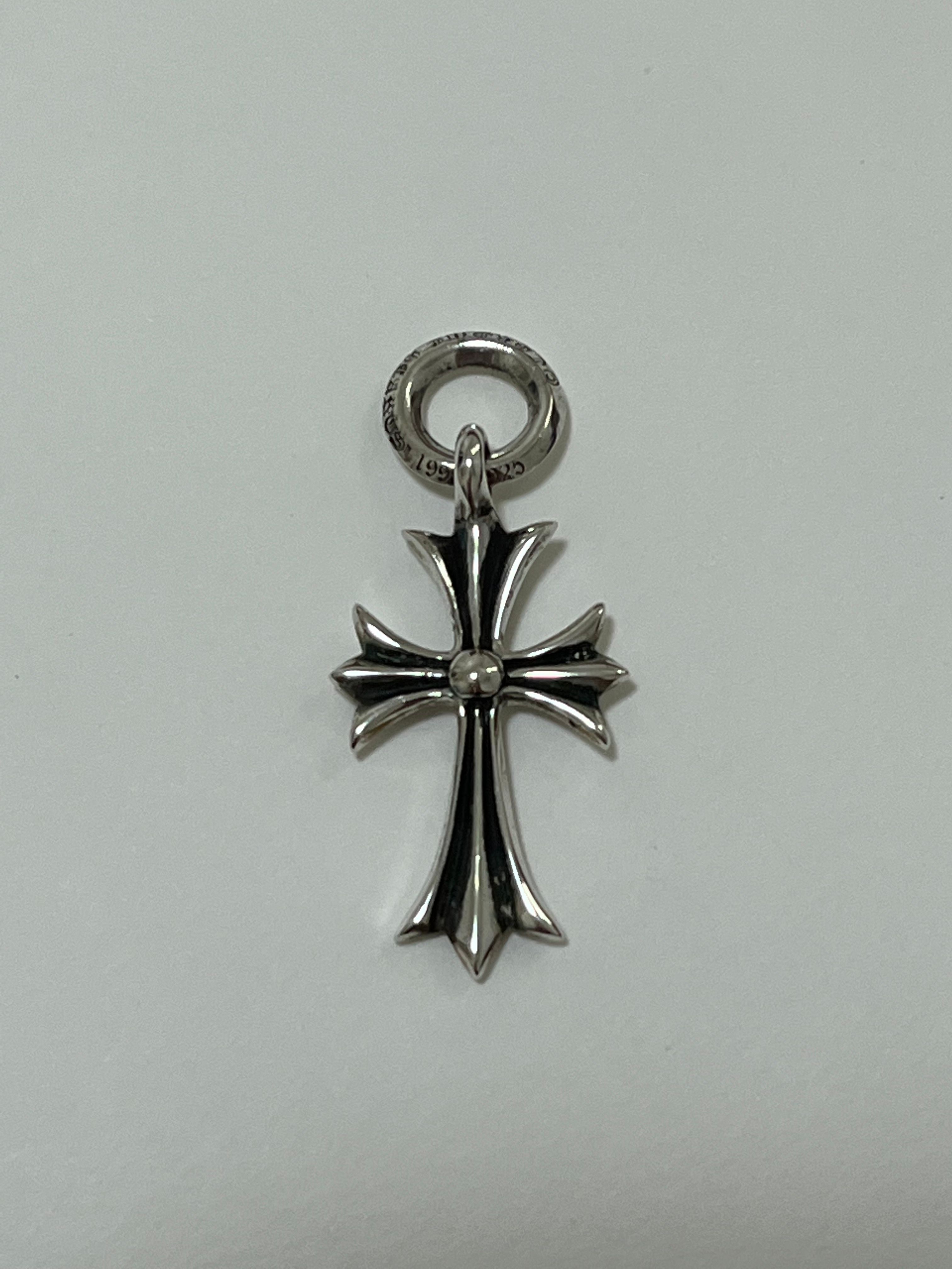 Chrome Hearts Tiny CH Cross Charm "Silver"