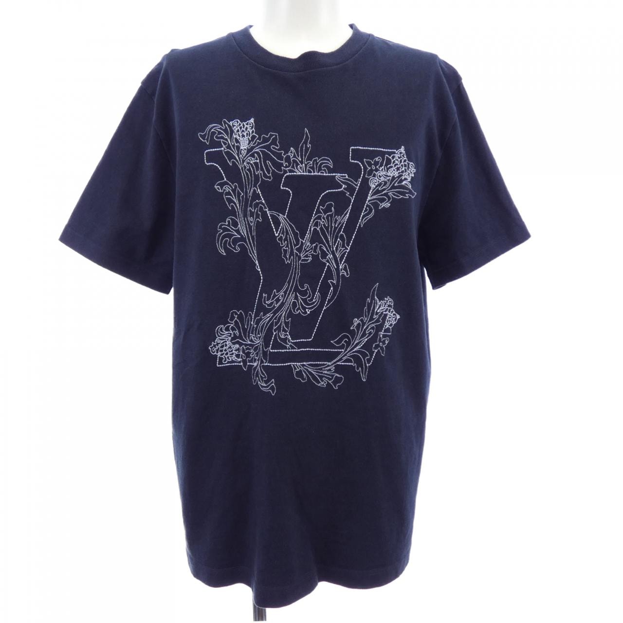 ルイヴィトン LOUIS VUITTON エンブロイダリーLVフラワーTシャツ HJY68WNPL Tシャツ