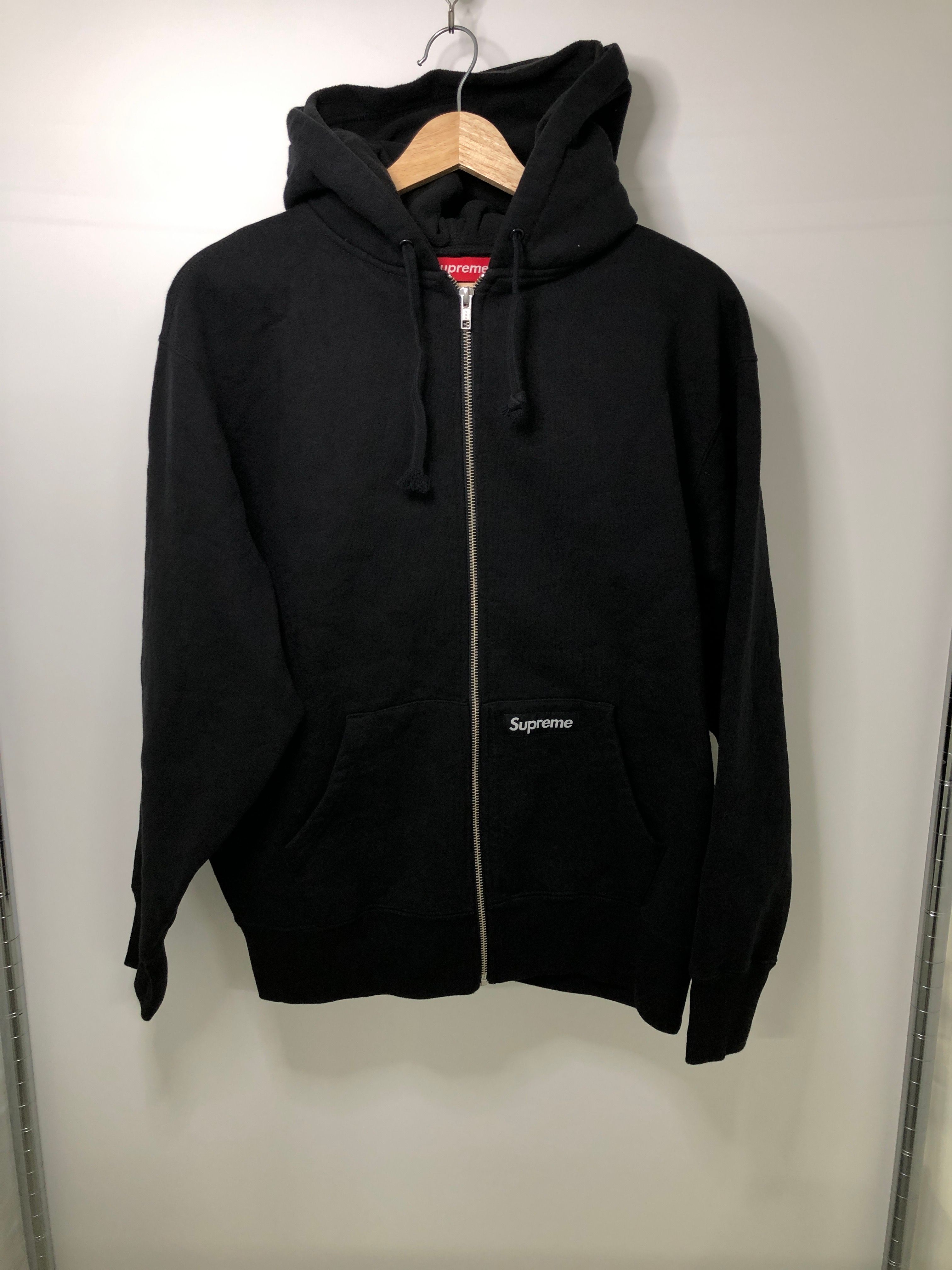 Supreme Double Hood Facemask Zip Up Hooded Sweatshirt "Black"