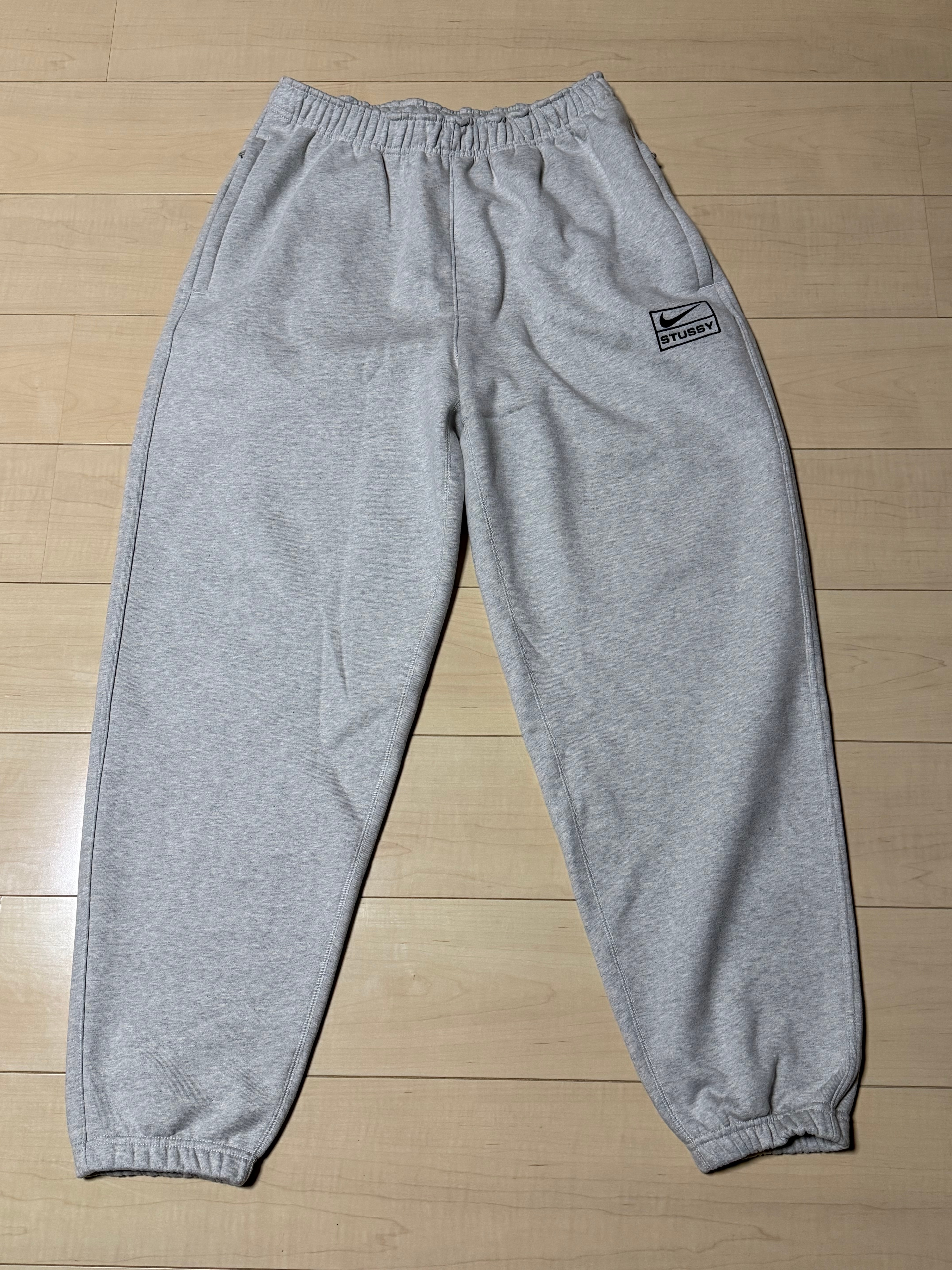 Stussy x Nike Fleece Pant "Grey Heather" (US Size) FN5231-050