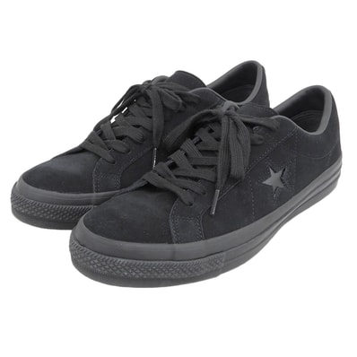 コンバース 美品 ONE STAR SUEDE ワンスター スエード スニーカー シューズ メンズ ブラック27.5cm 33702081 25SS 9(US)