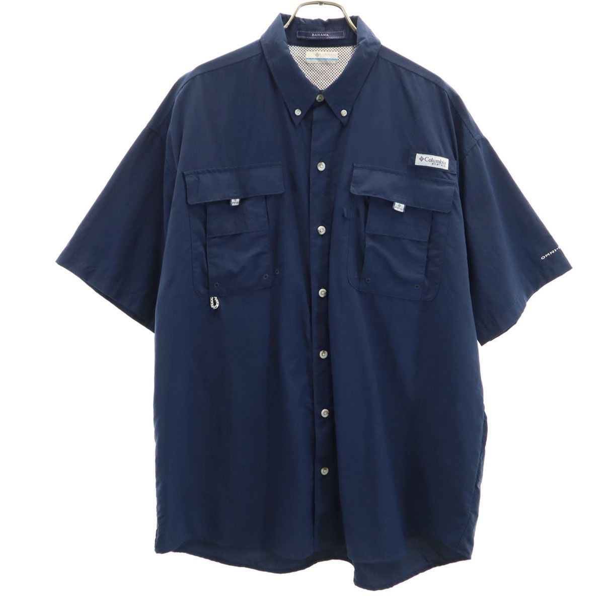 Columbia 半袖 ボタンダウンシャツ