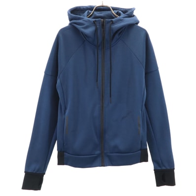 adidas アディダス 長袖 ジップパーカー L ネイビー