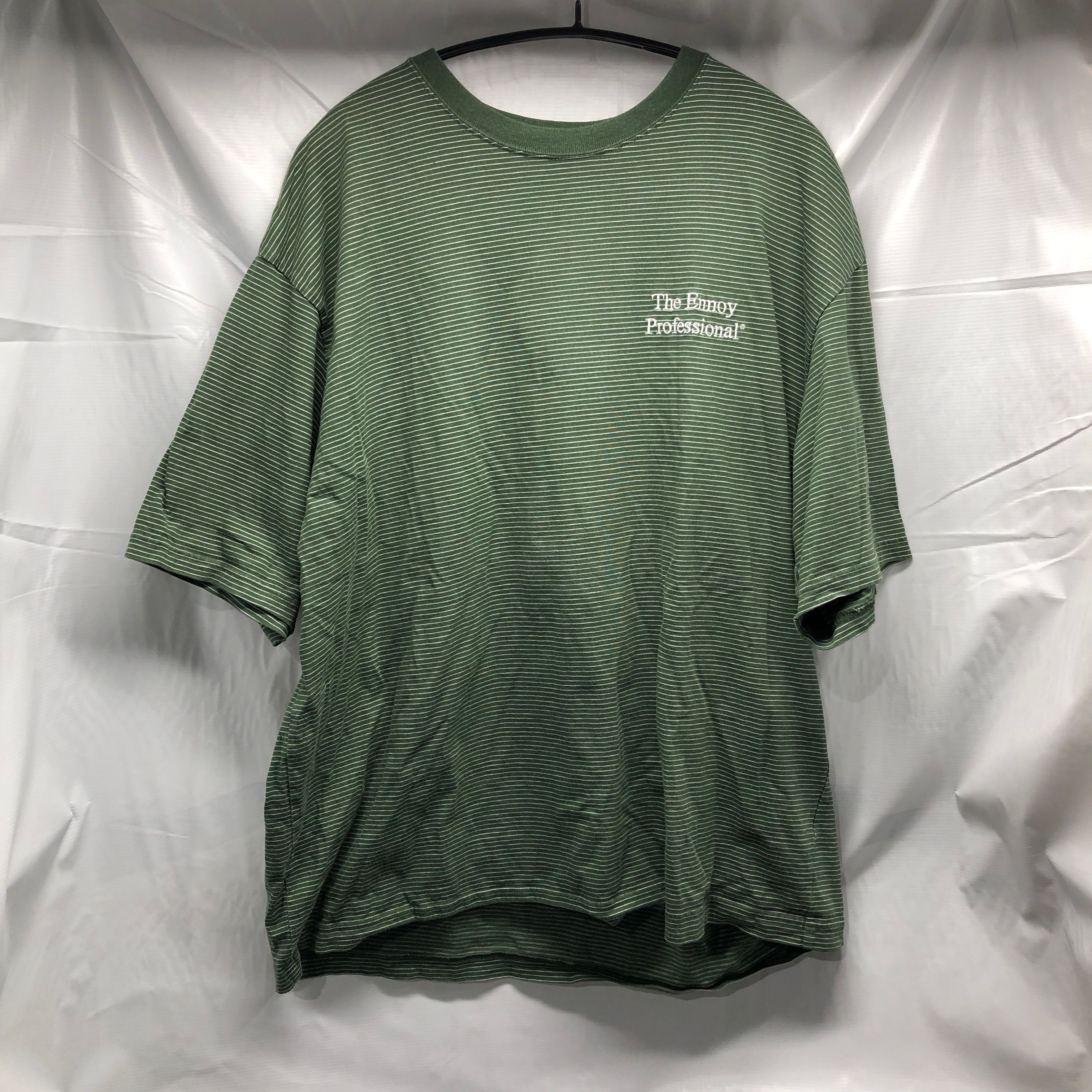 ENNOY 22SS S/S Border Tee "Green" SS22BRENCT05AM