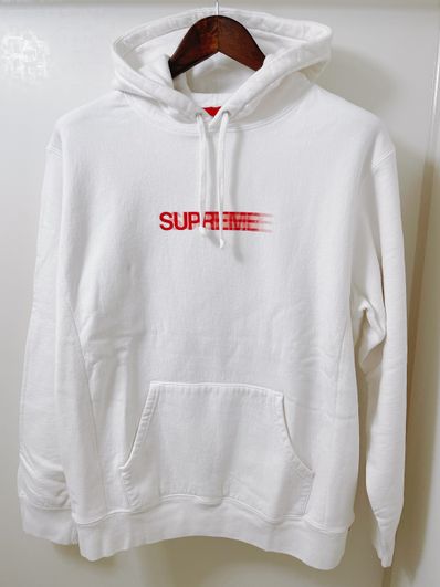 Supreme Motion Logo Hooded Sweatshirt "White" (20SS)