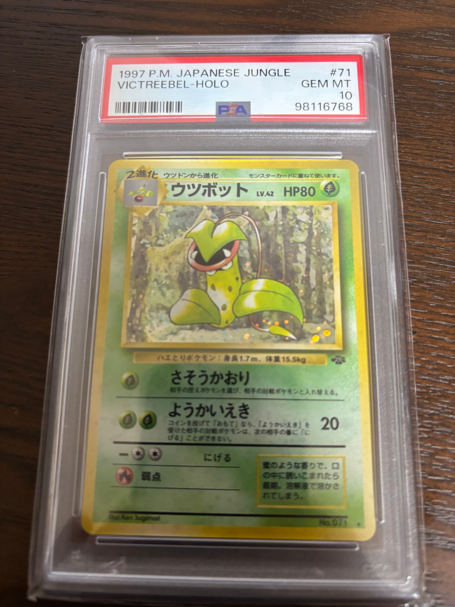 ウツボット R: 旧裏 [PMCG2 No.071](拡張パック「ポケモンジャングル」)