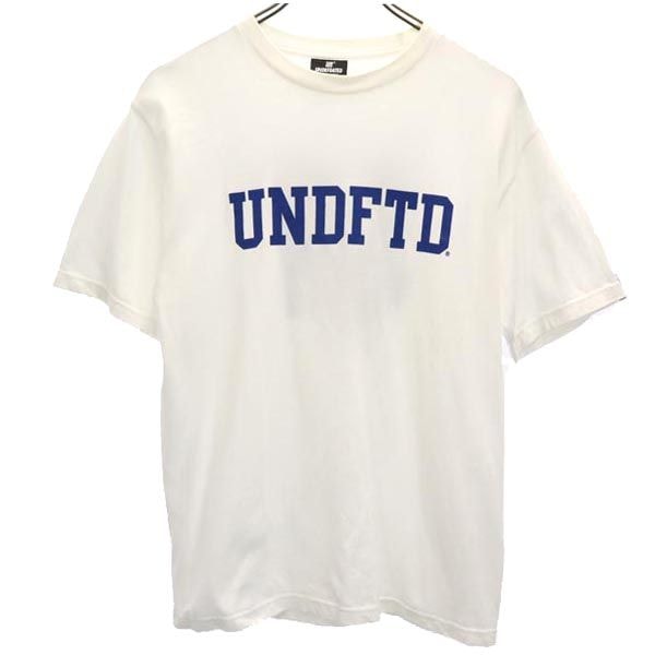 UNDEFEATED アンディフィーテッド ロゴプリント 半袖 Tシャツ S ホワイト系